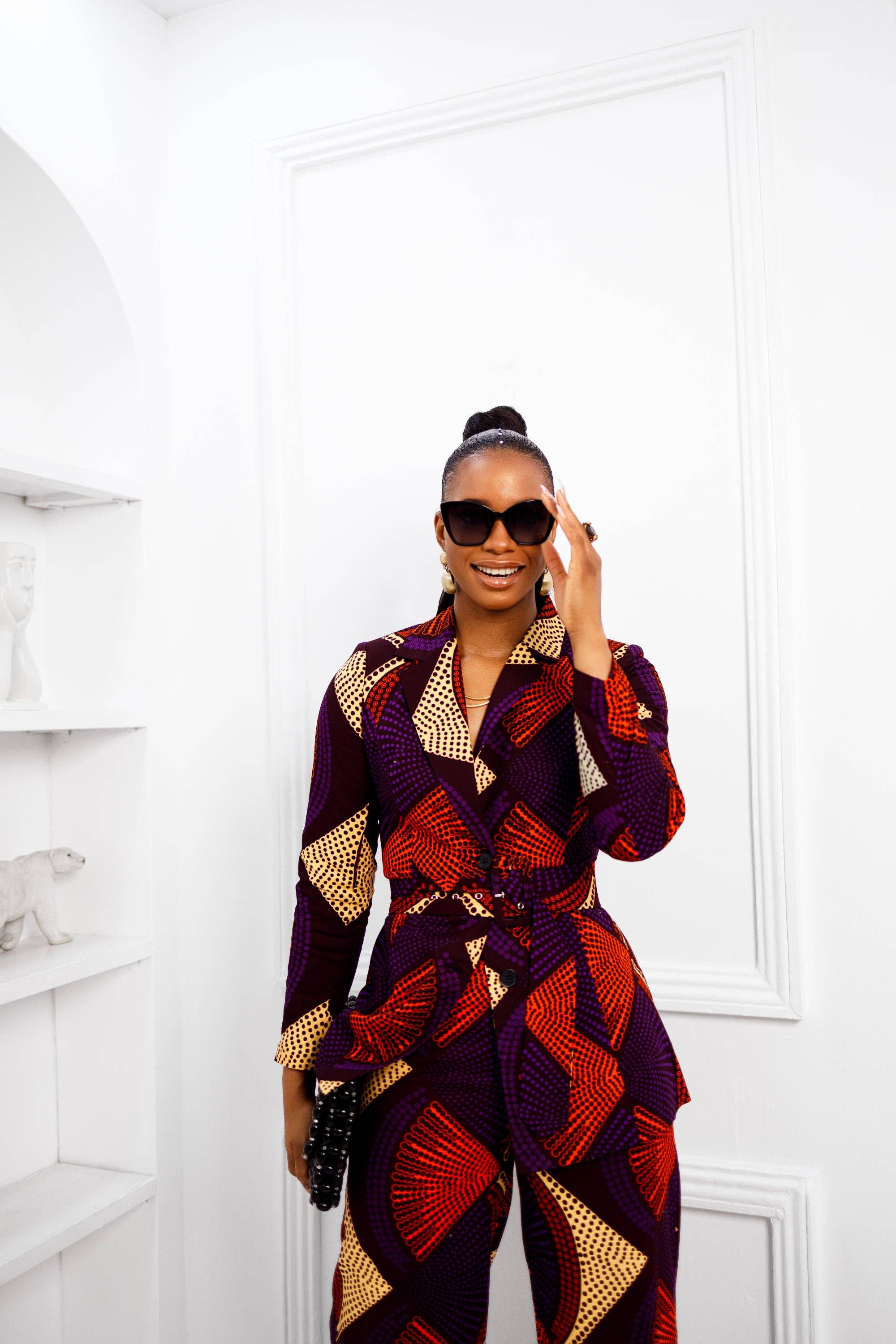 Zyla Print Suit Set