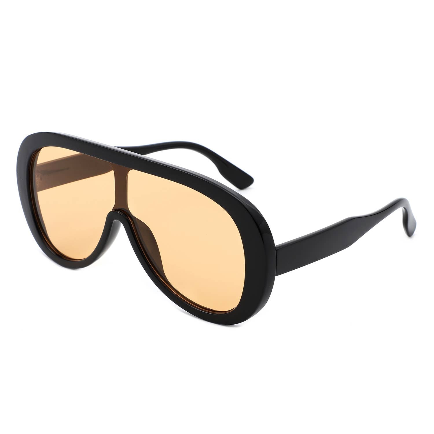Oversized Bold Aviator Retro Round Sunglasses