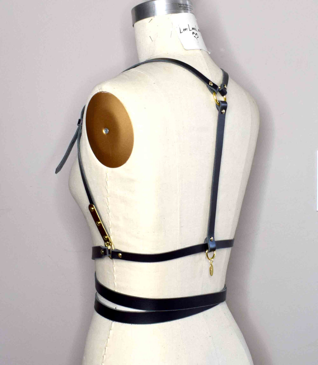 Wrapped Leather Harness- Plus