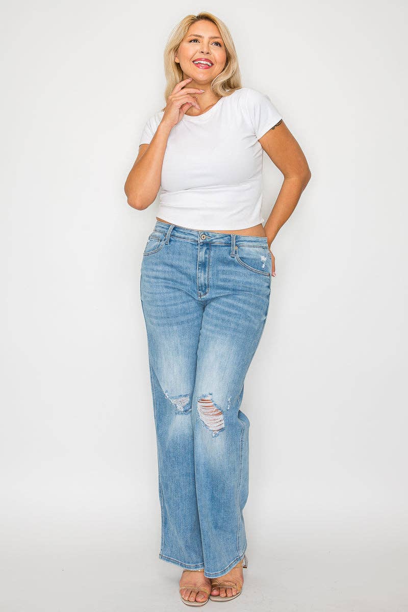 Straight Leg Jean-Plus