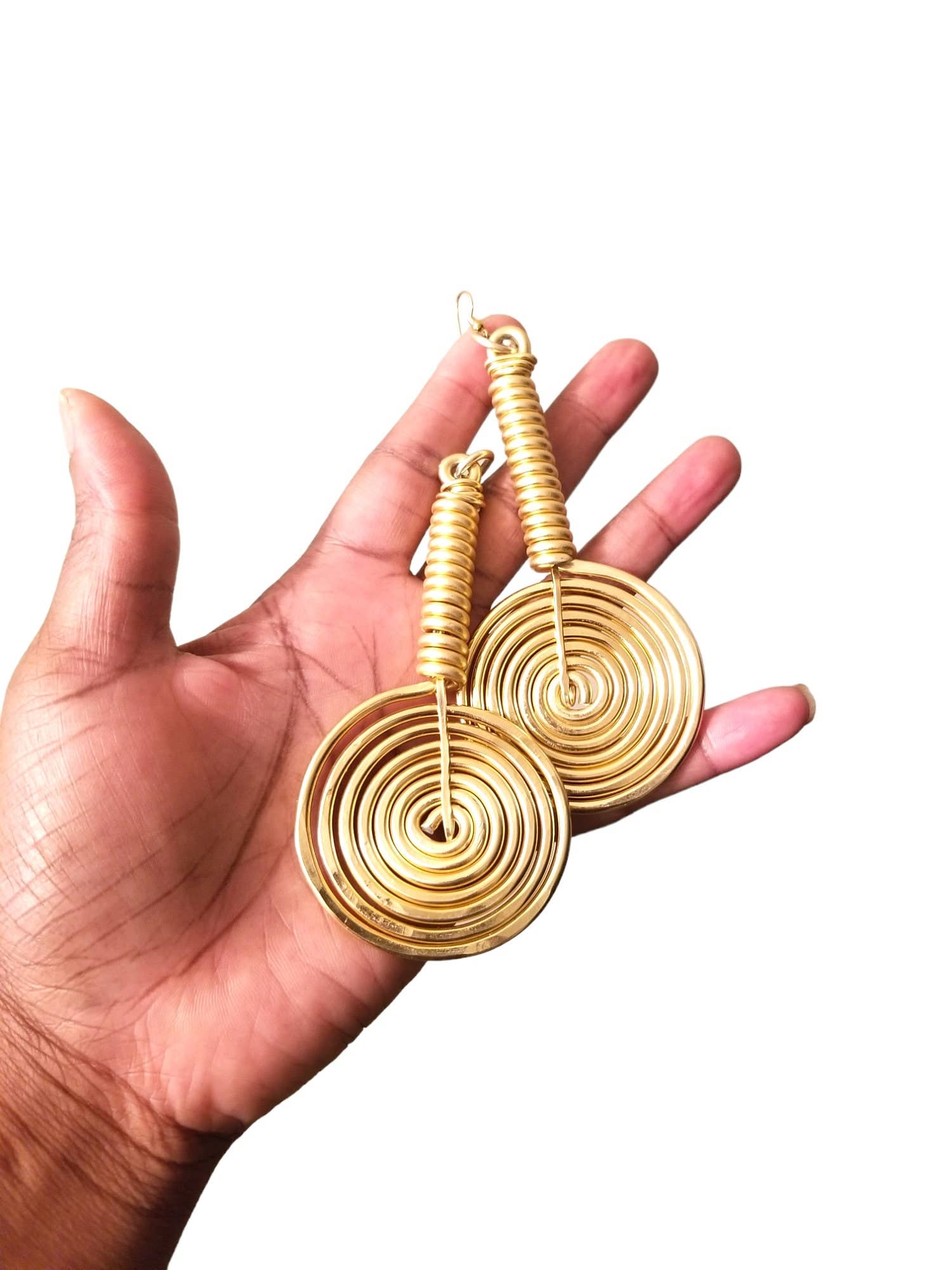 Gold Statement Earrings