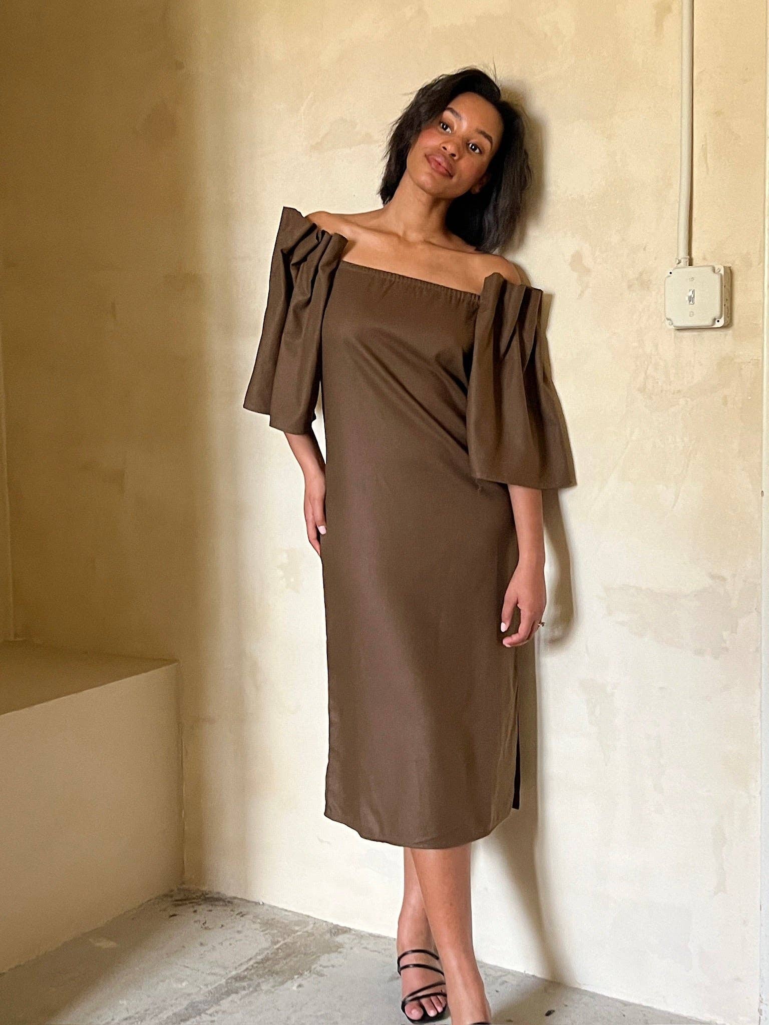 Talu Silk Canvas Dress
