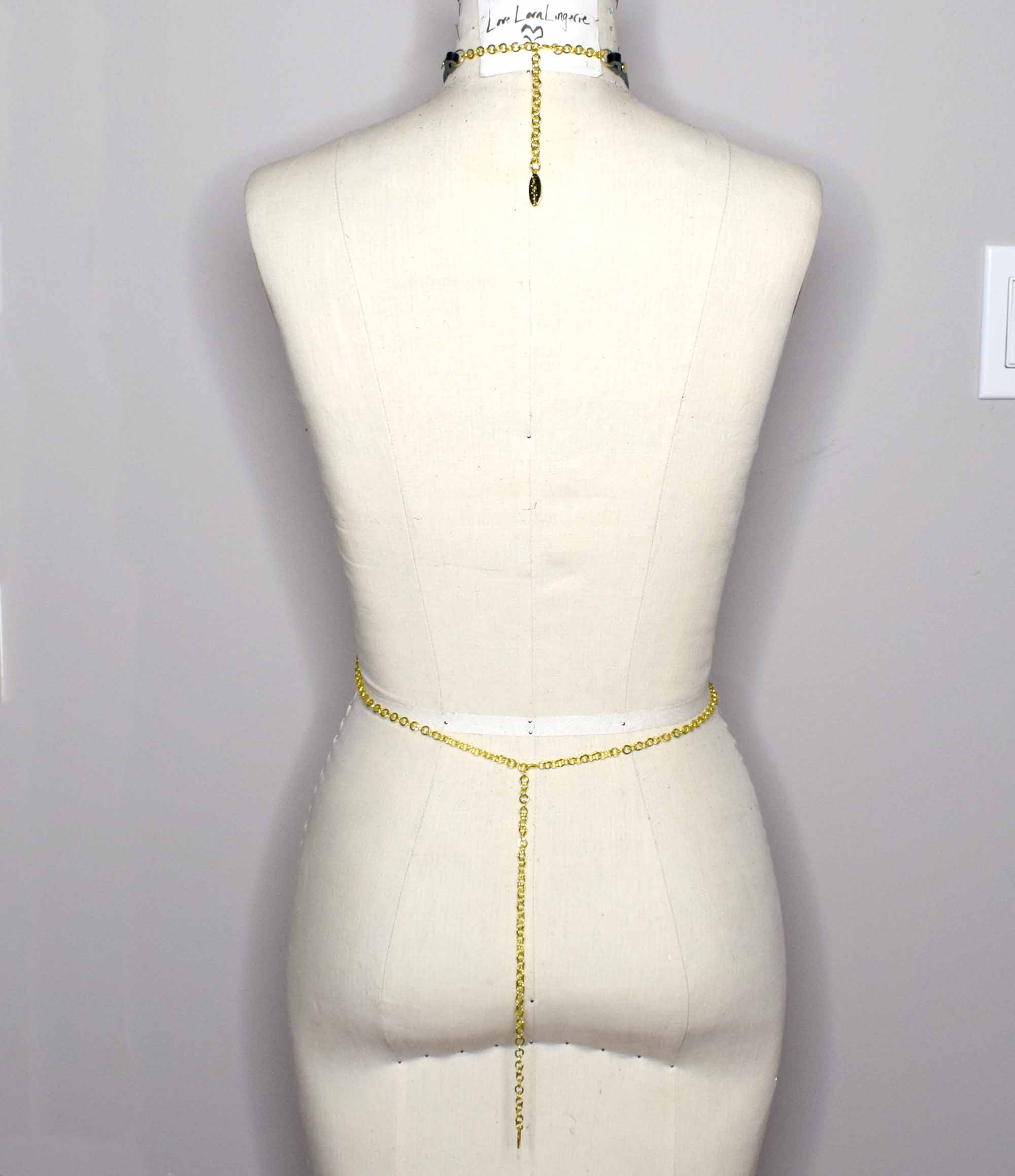 Leather and Chain Harness