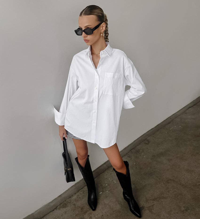 Button Down Collared Shirt