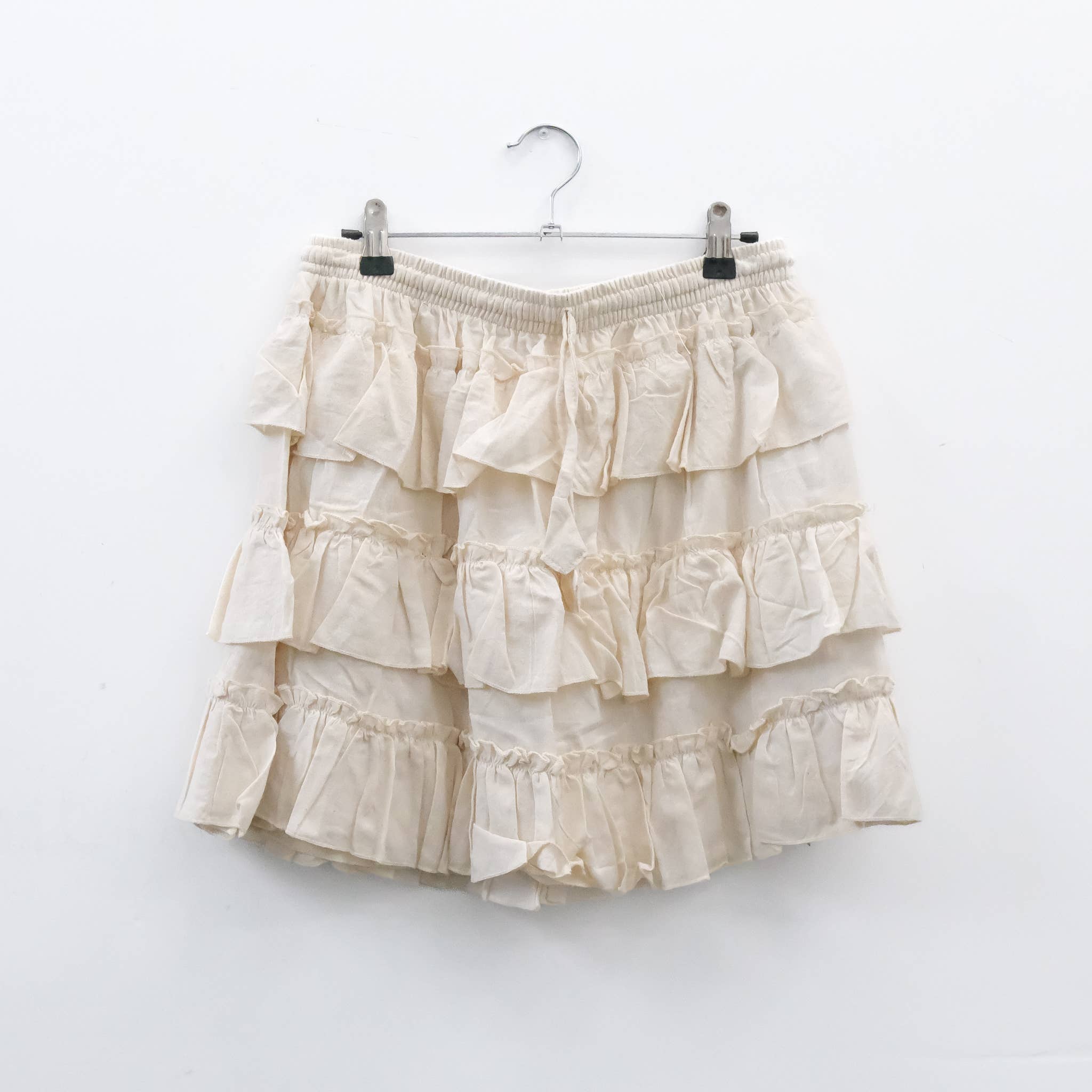 Boho Layered Ruffle Mini Skirt