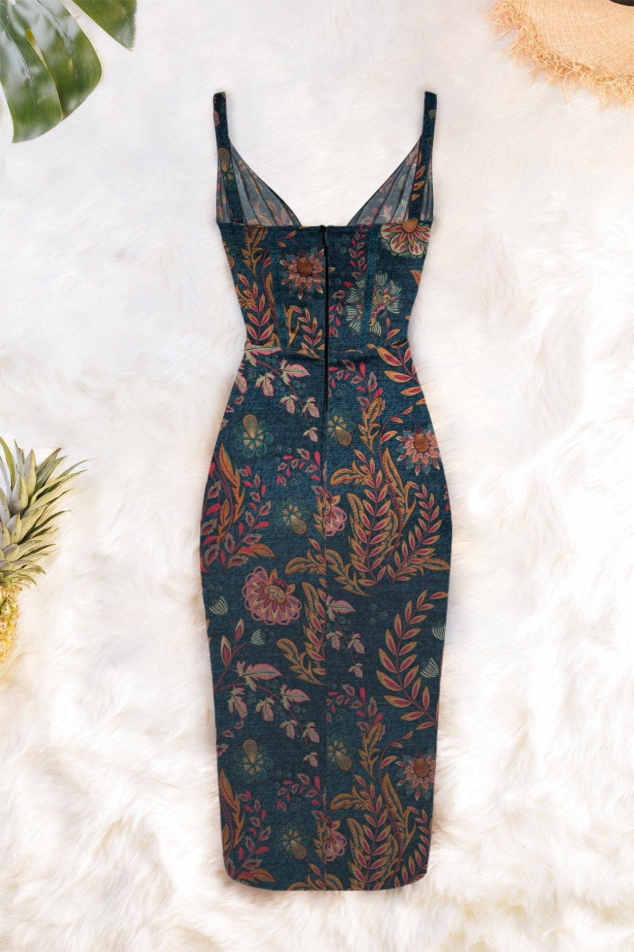 Halley Draped Midi Dress