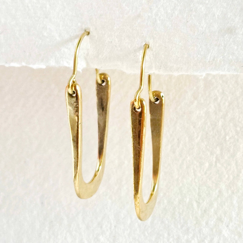 Oval Hoop Earrings