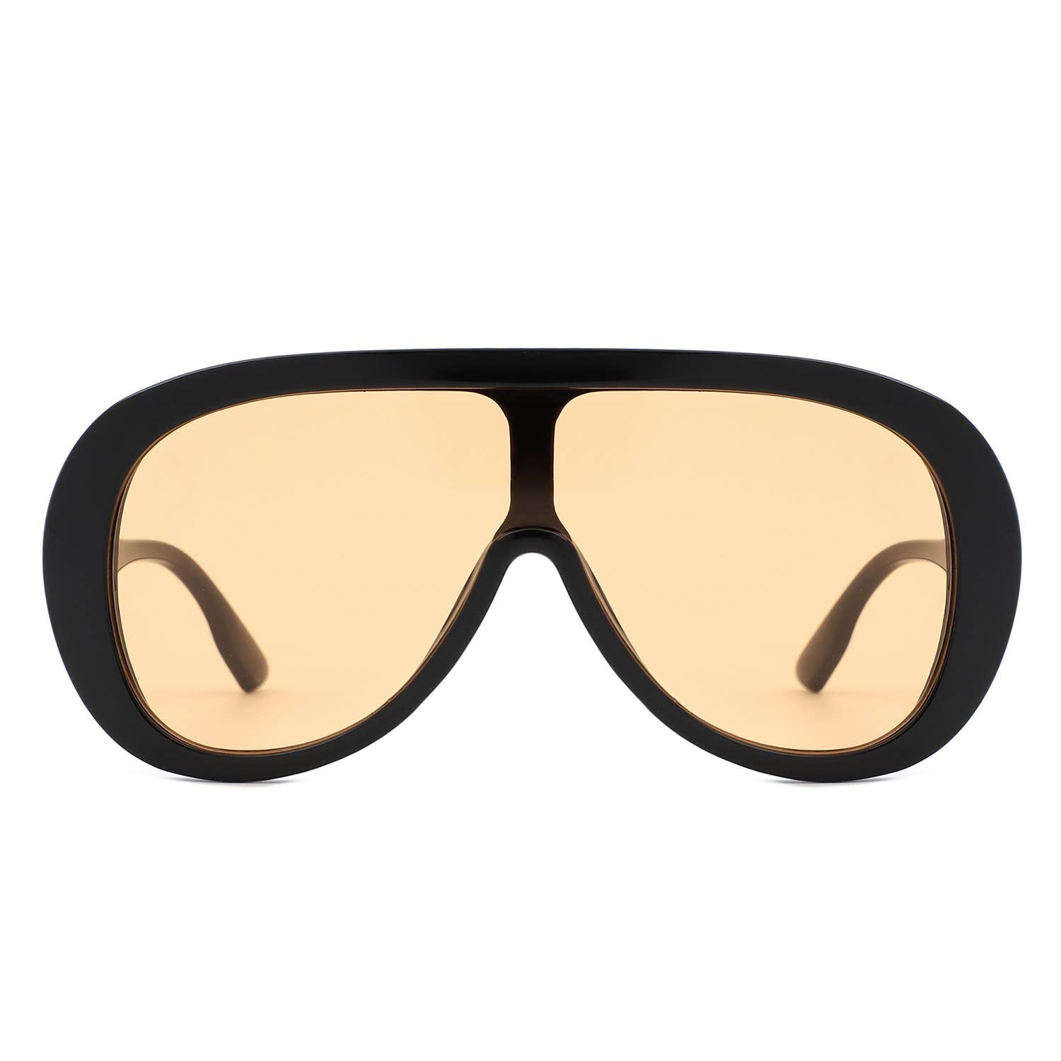Oversized Bold Aviator Retro Round Sunglasses