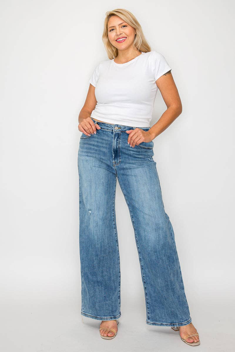 Wide Leg Jean-Plus