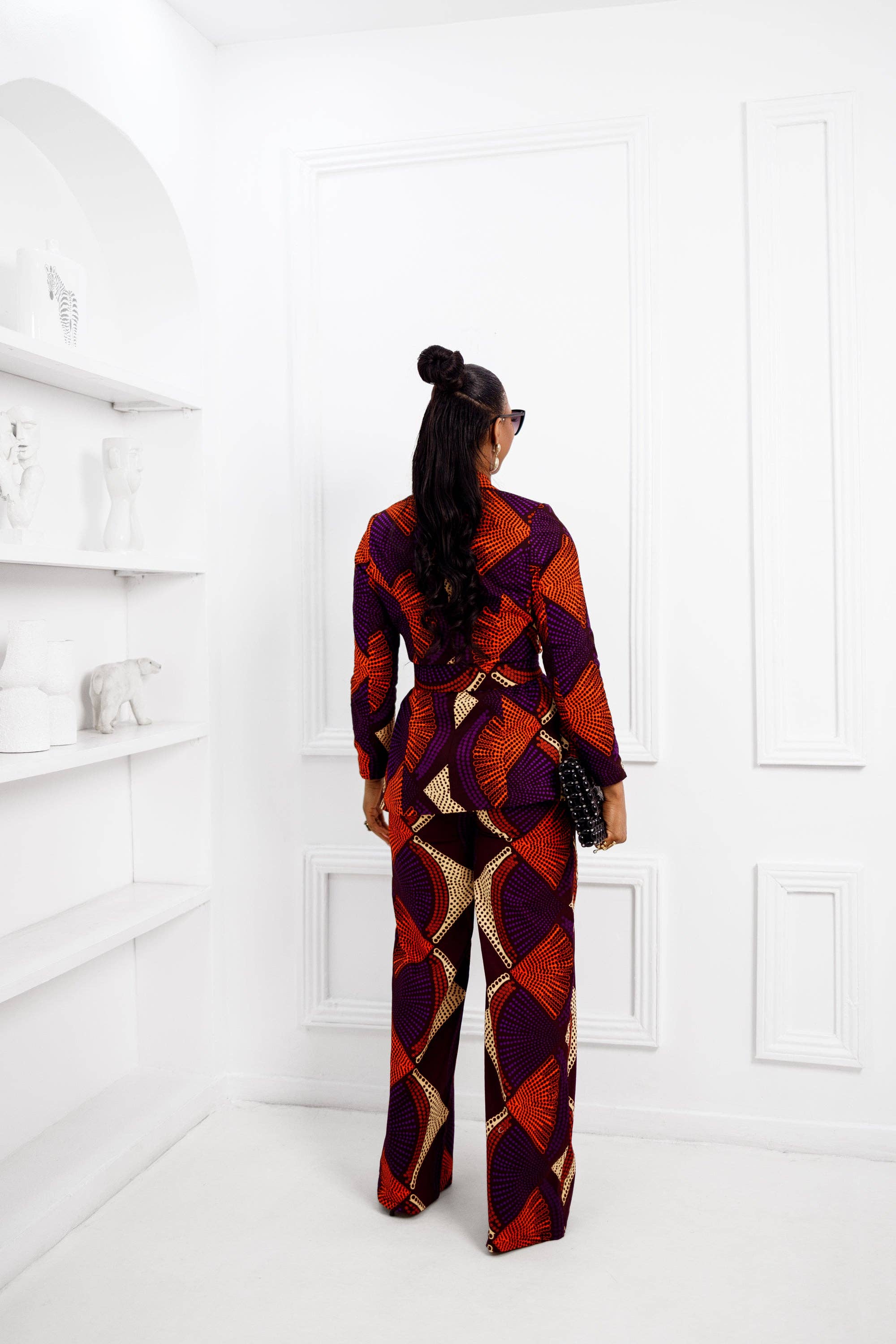 Zyla Print Suit Set