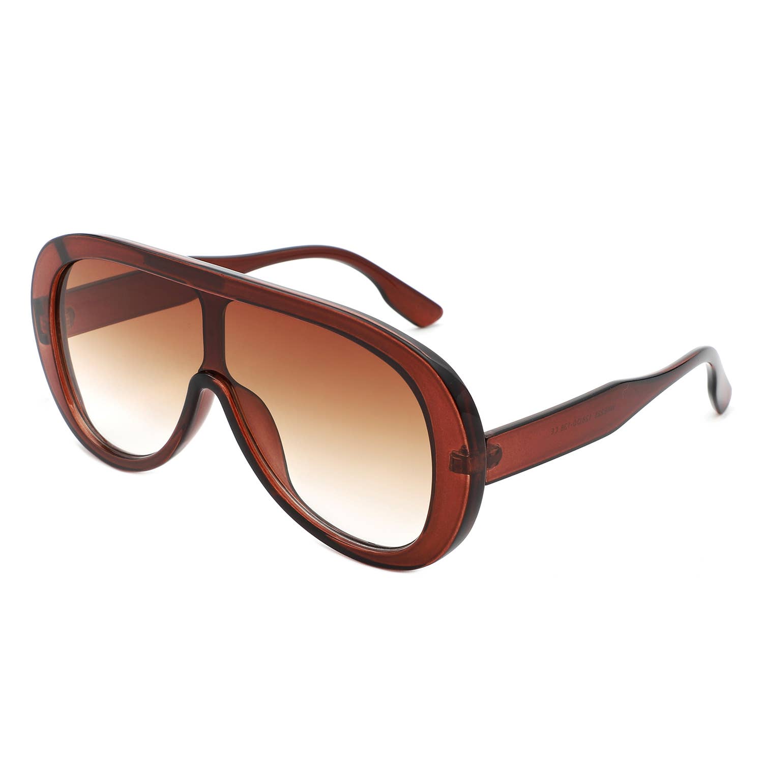 Oversized Bold Aviator Retro Round Sunglasses