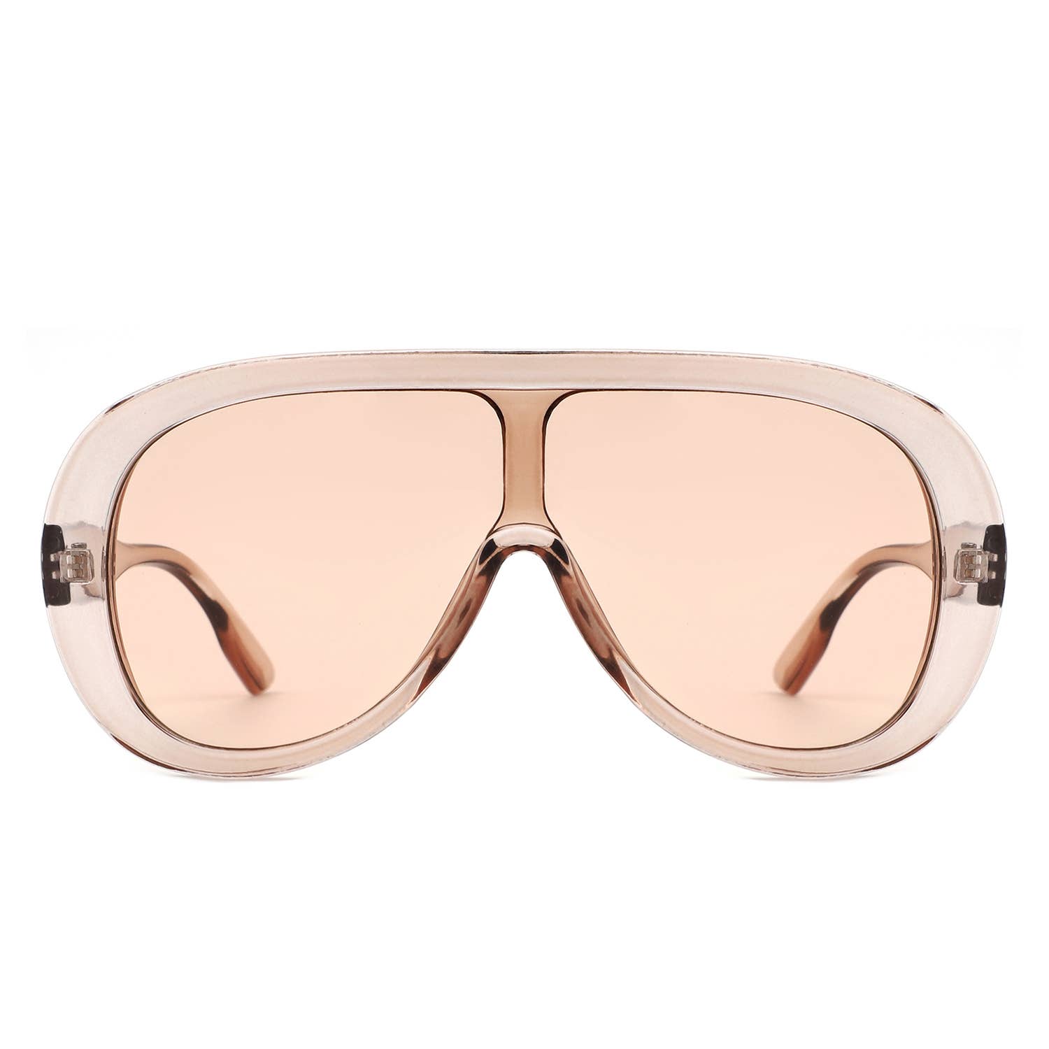 Oversized Bold Aviator Retro Round Sunglasses