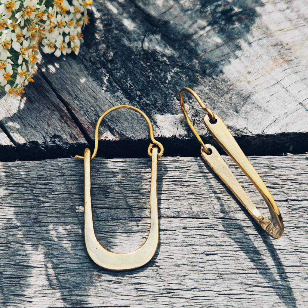 Oval Hoop Earrings