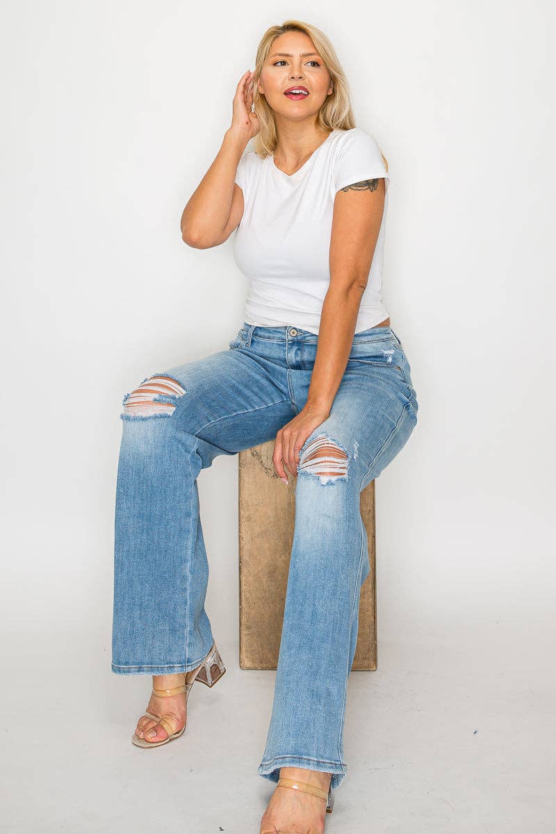 Straight Leg Jean-Plus