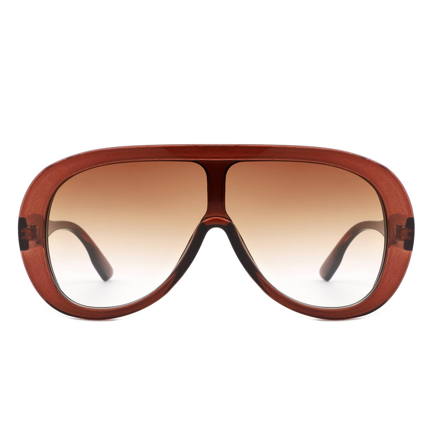 Oversized Bold Aviator Retro Round Sunglasses
