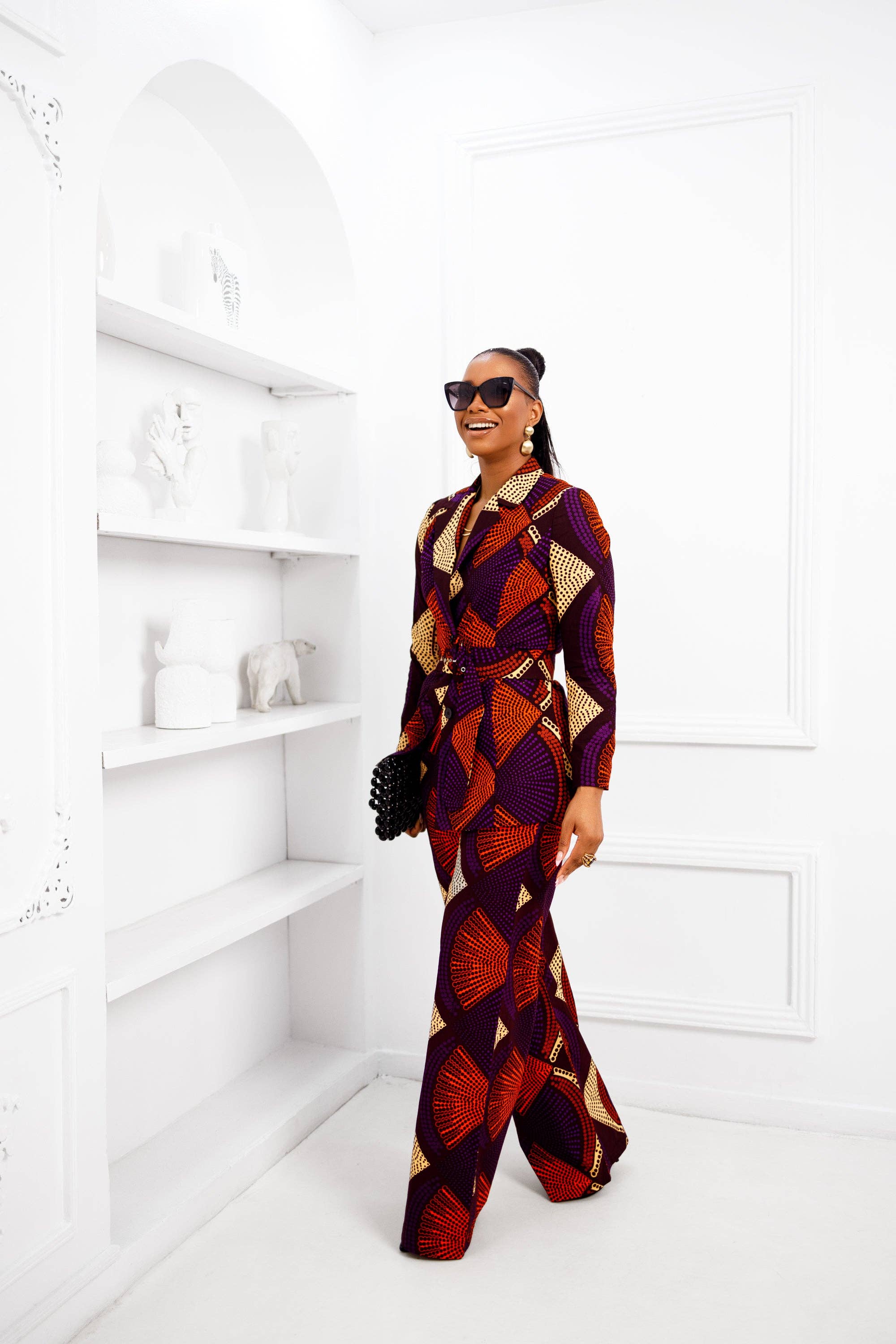 Zyla Print Suit Set