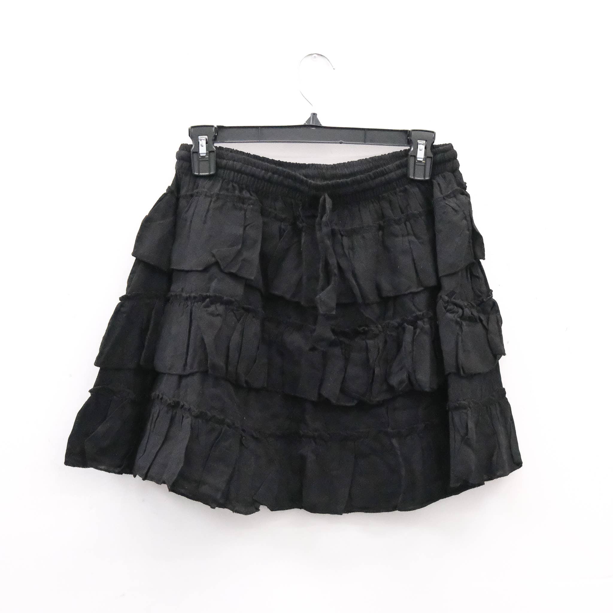 Boho Layered Ruffle Mini Skirt