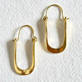 Oval Hoop Earrings