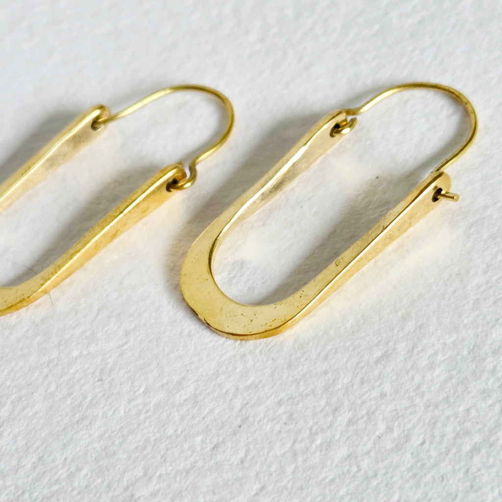 Oval Hoop Earrings
