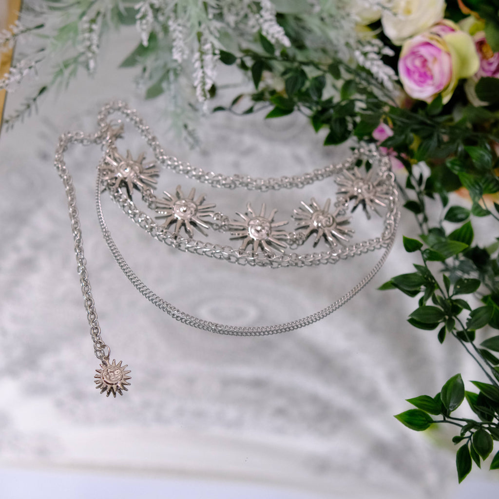 Whimsical Sun Waist Chain Belt